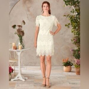 NWT Sundance Julia Lace‎ Dress- Large